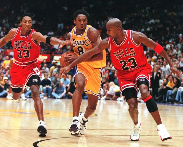 KOBE BRYANT 33 Michael Jordan 36 Lakers vs. Bulls 12/17/1997 $8.99 ...
