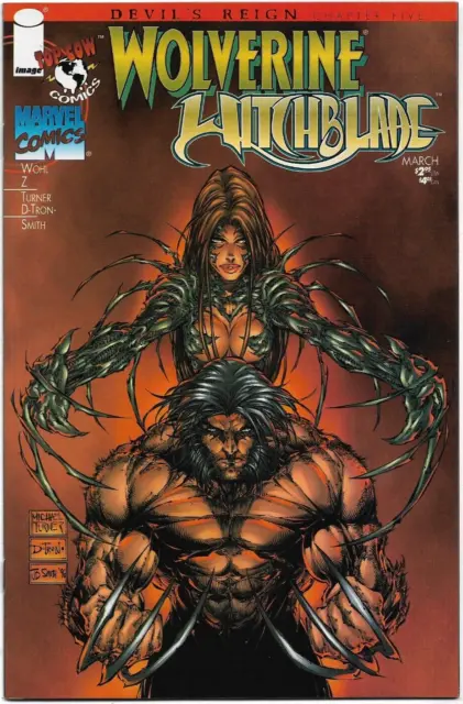 Wolverine & Witchblade#1 Nm 1997 Devils Reign Image/Marvel Comics
