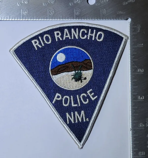 RIO RANCHO NEW MEXICO NM POLICE PATCH. 4.5x4.5 Inches. Great Condition!