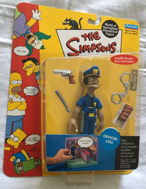 The Simpsons World Of Springfield - Series 7 Action Figure Toy - Officer Lou