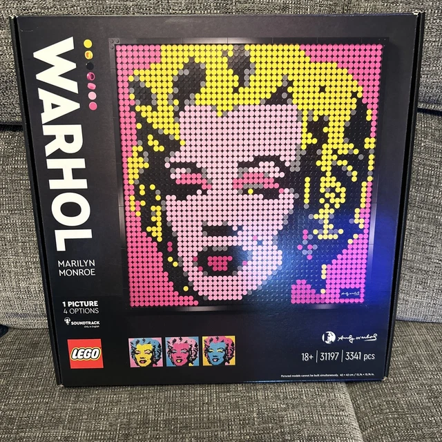 LEGO 31197 ART Andy Warhol Marilyn Monroe Set Brand New Sealed £100.00 ...
