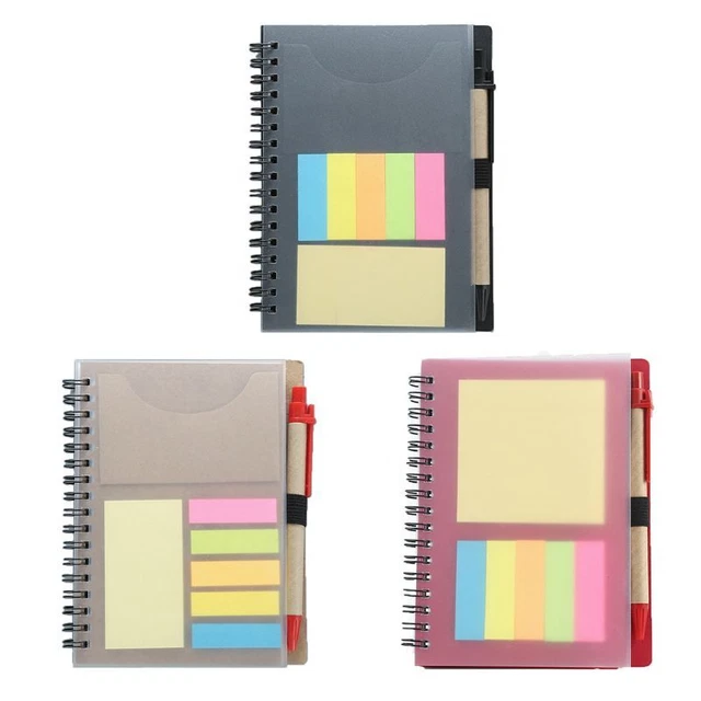 Sticky Notes Notepad  Stationery Diary Notebook with Pen School