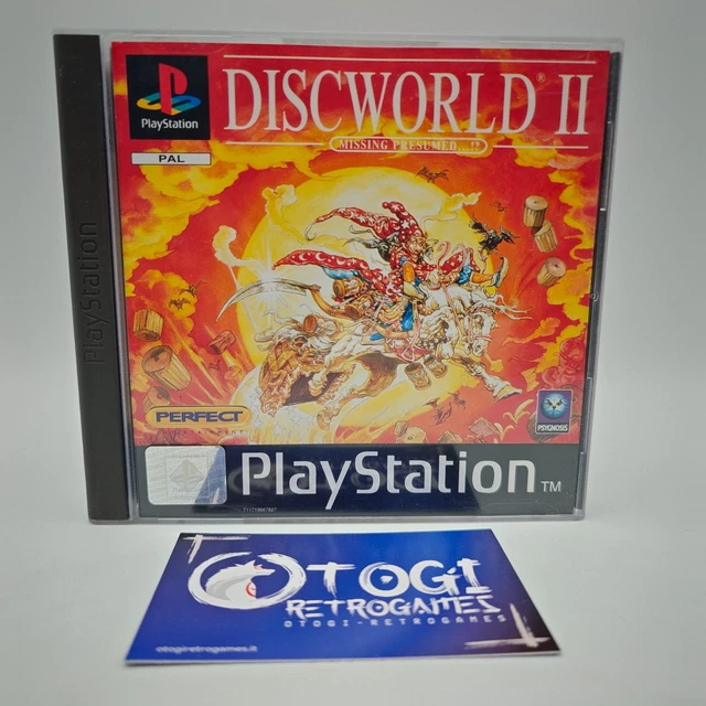 Jeu PS1 DISCWORLD II (Psygnosis 1997) - Version PAL FR - Sans Notice - Bon état