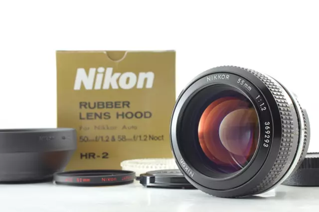 【Almost MINT Hood】 Nikon New Nikkor Non-Ai 55mm F1.2 MF Standard Lens From Japan 2