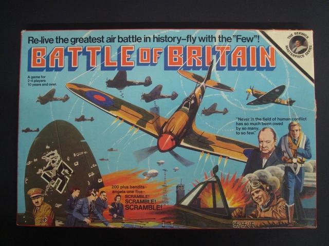 Battle of Britain Board Game by Berwick Masterpiece Series - 100% Complete