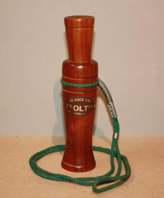 Vintage PS Olt 66 Duck Call  Pekin, Ill    P.S. Olt