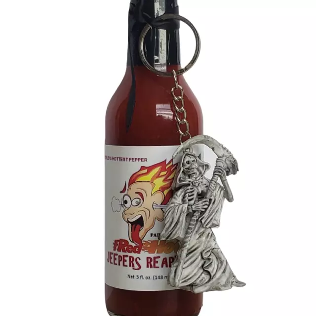 FRED HOT Jeapers Reapers Carolina Reaper Hot Sauce Former Worlds Hottest Pepper