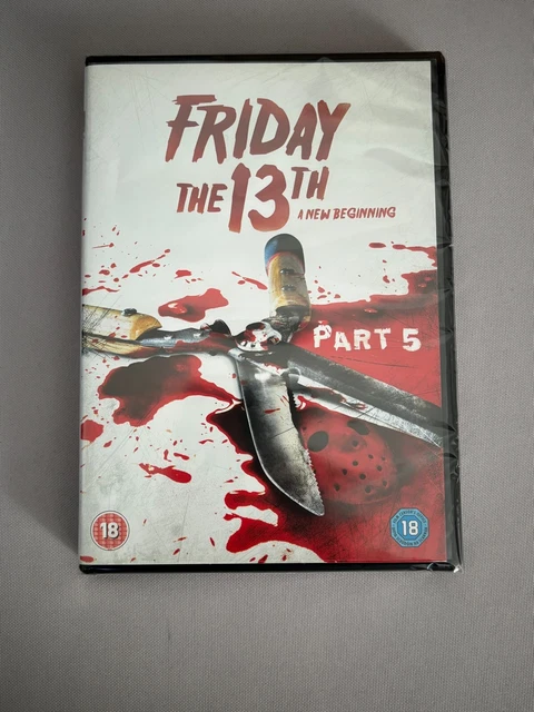 FRIDAY THE 13TH Part.5: A New Beginning Dvd New Factory Sealed Uk ...