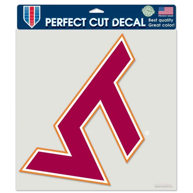 Virginia Tech Hokies Full Color Die Cut Decal - 8" X 8"