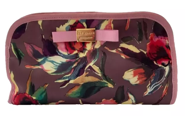 LOVELY TED BAKER London Bodywear Floral Toiletry Make Up Wash Bag 9.99 PicClick UK