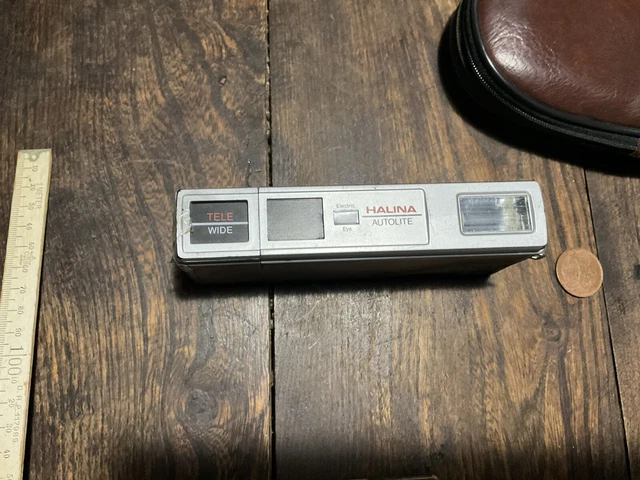 VINTAGE HALINA SUPERSHOOTER Autolite Power Drive Flash 110mm Film ...