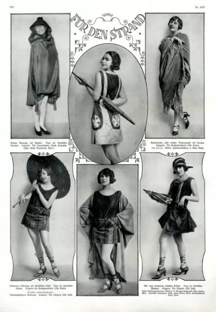 20er Jahre Bademode für Damen XL Seite 1925 Louise Kartousch Olly Kotera T Losch