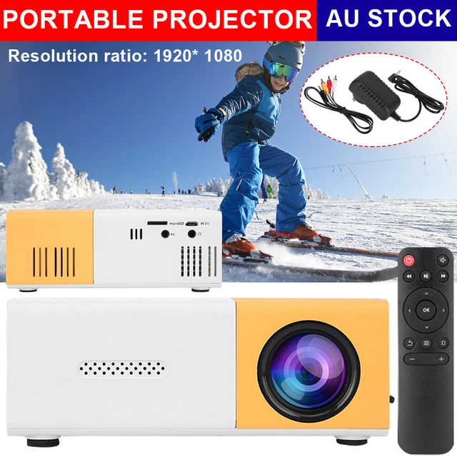Portable Mini Pocket Projector LED light Home Cinema Theater HD 1080P HDMI USB
