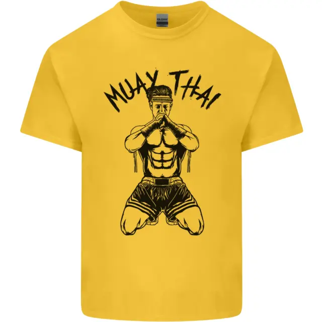 T-shirt top Muay Thai Fighter arti marziali miste MMA da uomo cotone 12