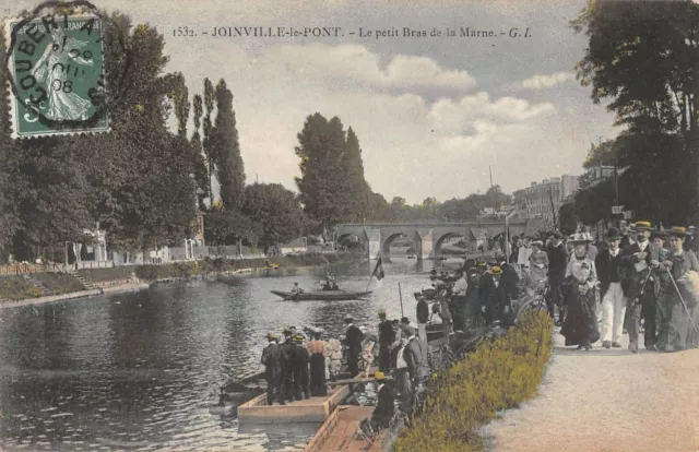 Cpa 94 Joinville Le Pont / Le Petit Arm De La Marne
