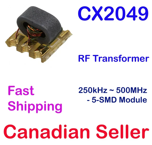 CX2045LNL RF Core & Wire Balun Transformer 250kHz-500MHz 5-SMD Puls
