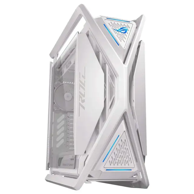 ASUS ROG Hyperion GR701 - Blanc | Boîtier PC Gaming RGB Grand Tour avec fenêtre