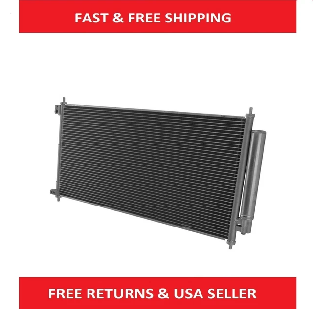 Aluminum Air Conditioning Condenser Drier Receiver Fits 2012-15 Honda Civic New