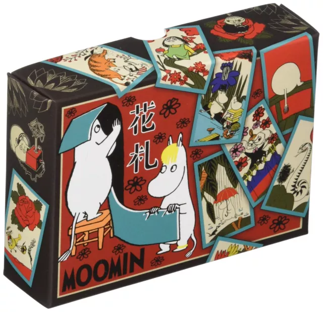 Ensky Moomin Characters Hanafuda 10 x 10 mm Playing Cards Hobby Toy Japan