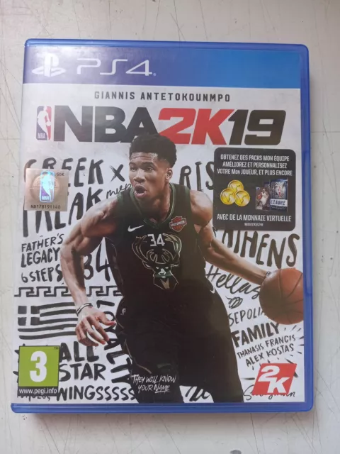 Jeu NBA 2K19 -Playstation 4 - PS4 PAL - complet / en très bon état