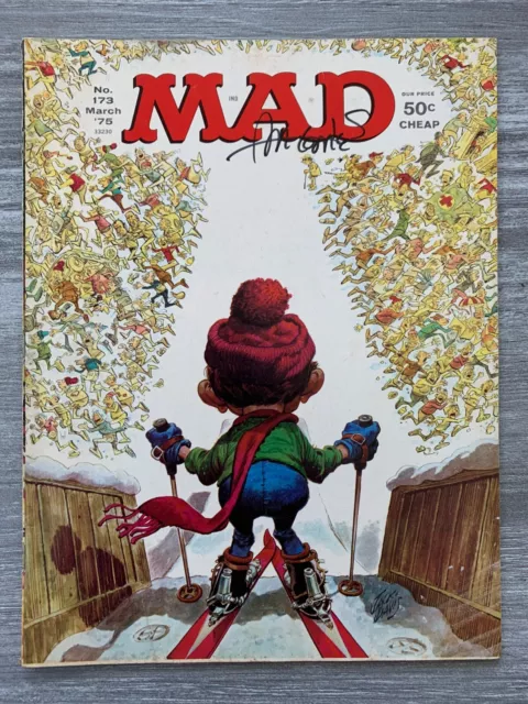 1975 MAD Magazine #173 VG 4.0 SIGNED w/ COA by Sergio Aragones