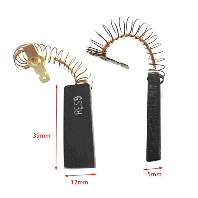 Remplacement Brosse Carbone Électrique Frein Moteur 2pcs Accessoires Utile