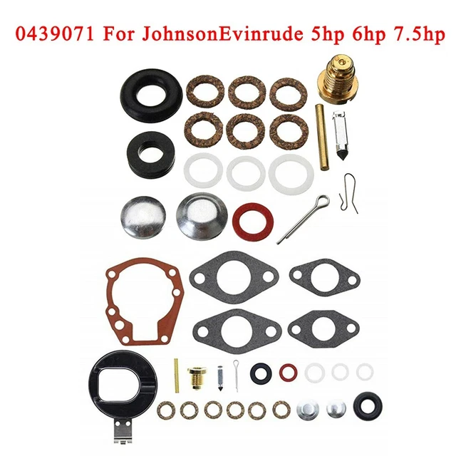 0439071 Kit ricostruzione carburatore ricambio per Johnson Evinrude 5hp 6hp 75hp