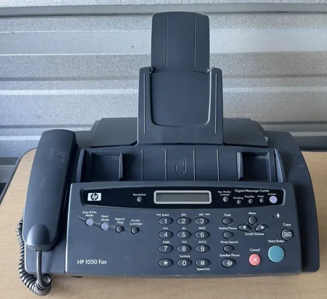 HP 1050 Fax Machine With Built-In Telephone power on no further test applied
