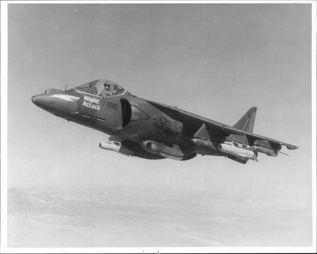 Aircraft Harrier. - Vintage Photograph 1247065