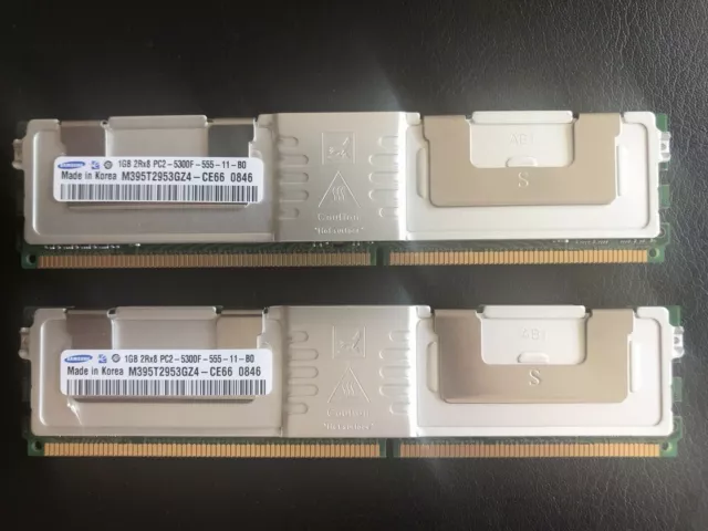 8Go RAM DDR2 PC2-5300F Samsung M395T1G60QJ4-CE68 DIMM Serveur -  MonsieurCyberMan
