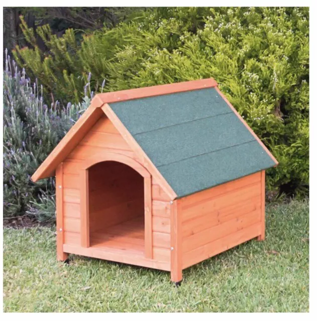 Large Wooden Dog Kennel Timber House Cabin Fort Home FREE SHIPPING