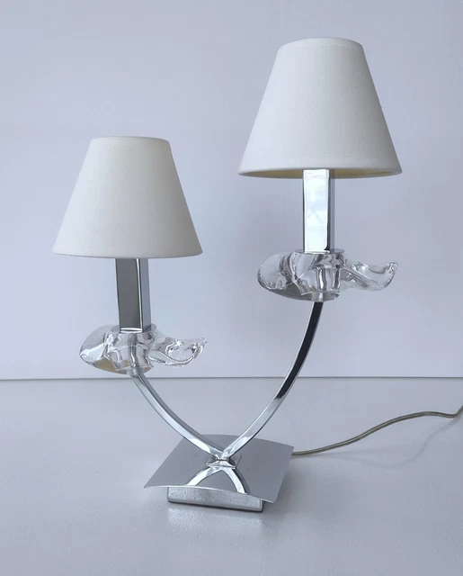 Lampadaire métal chromé années 70 - Idea Paris Design