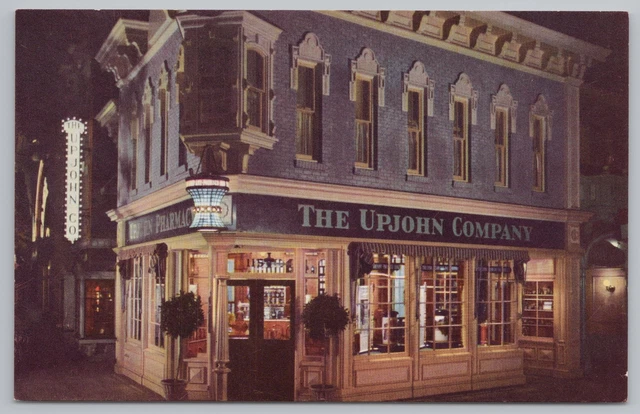Theme Park & Expo~Disneyland CA~Upjohn Co Old Fashioned Drugstore~Vintage PC