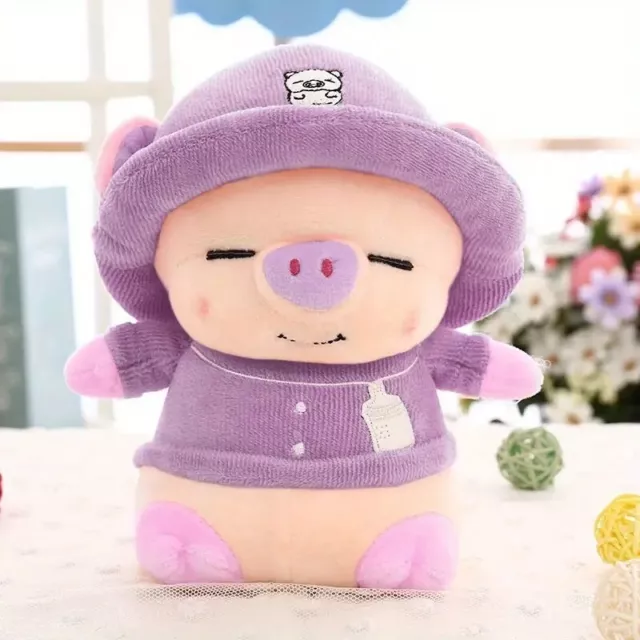 1pc Super Cute Kawaii Piggy Doll Plush Doll Bed - Perfect Sleeping Pillow for