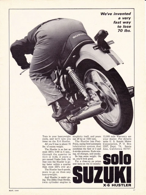 1966 suzuki motorcycle
