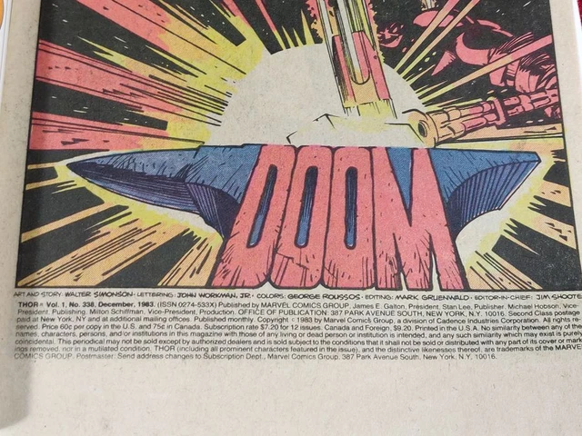 Mighty Thor #338 - Marvel 1983 - Second Appearance of Beta Ray Bill! 11