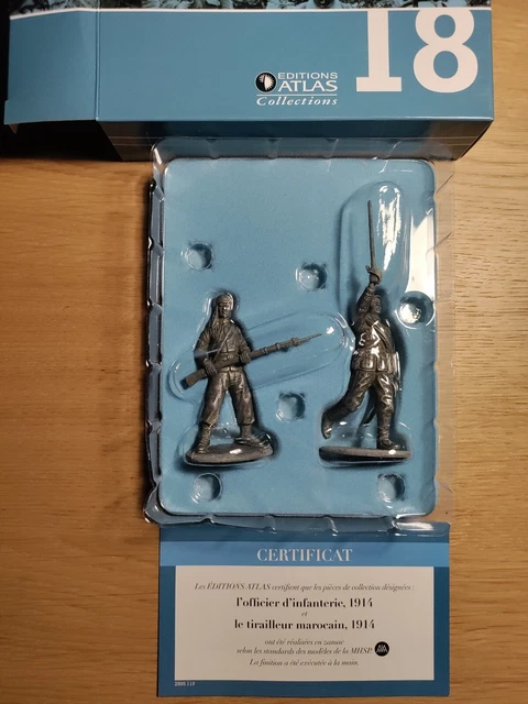 Lot Figurines État-Major 14-18 - Collection Atlas - Première Guerre Mondiale
