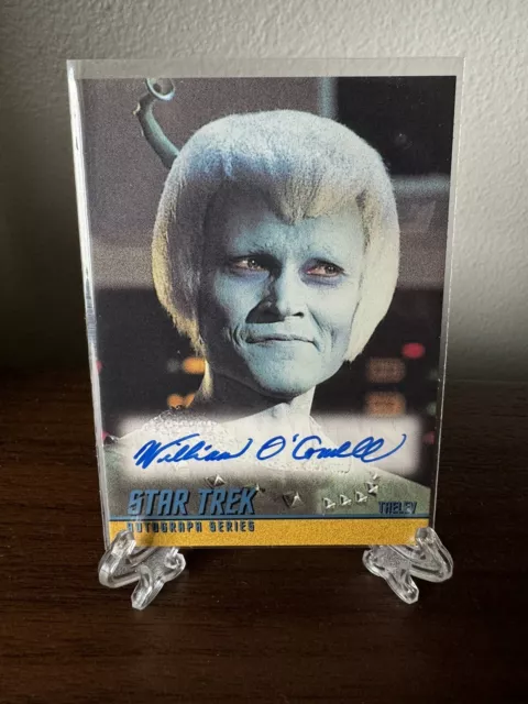 1998 Skybox STAR TREK TOS Autograph Card A47 William O'Connell as Thelev