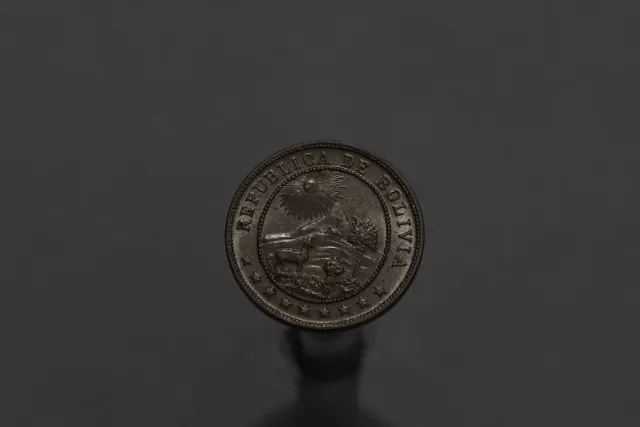 🧭 🇧🇴 Bolivia 5 CENTAVOS 1935 HIGH GRADE B58 #Z8052
