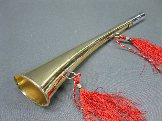 Messing Stethoskop Hörrohr Hearing Pipe Hörmaschine Ear Trumpet 25 cm