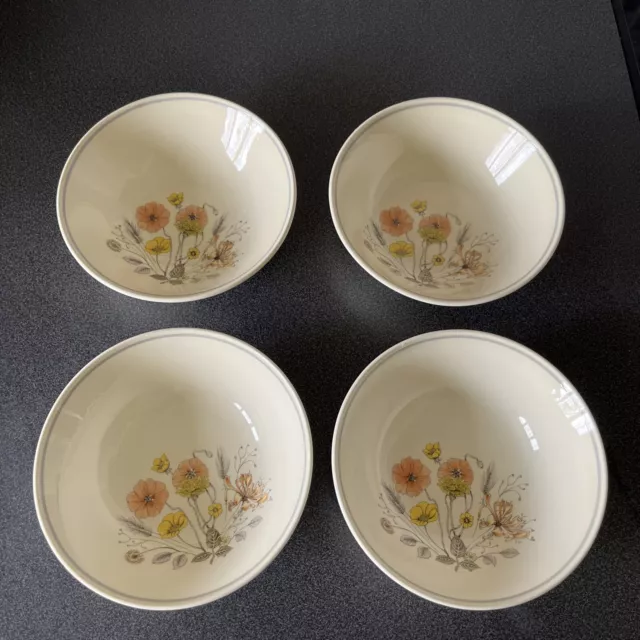 J&G Meakin. Trend.Hedgerow Cereal/Soup Bowl X 4