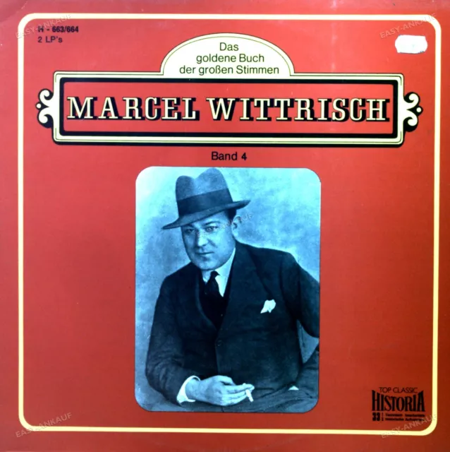 Marcel Wittrisch - Das goldene Buch der großen Stimmen - Band 4 2LP .