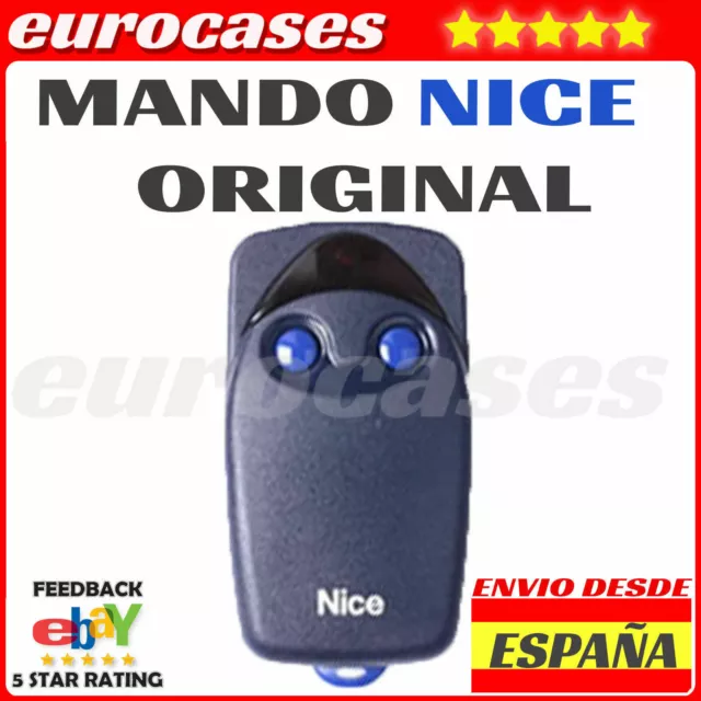 Mando De Garaje Nice Original Flo Flo2 Codigo Fijo Pestañas Original Dip-Switch