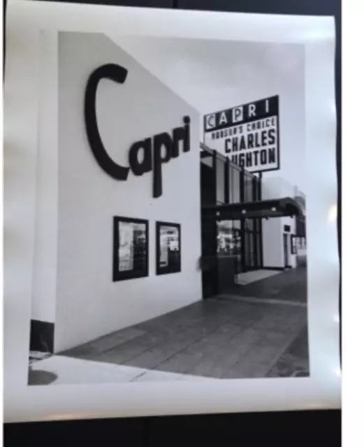 JULIUS SHULMAN Capri Theatre, San Diego, CA. Signed