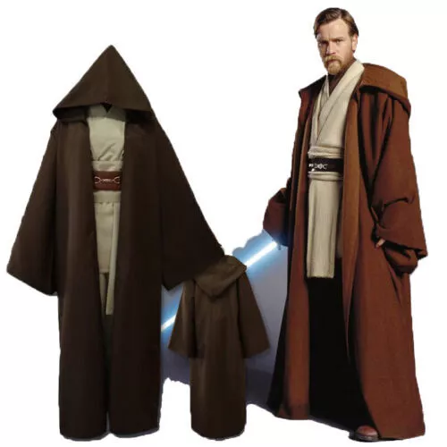 Halloween Cosplay Star Wars Skywalker Anakin Obi-Wan Jedi Knight Costume Gift UK