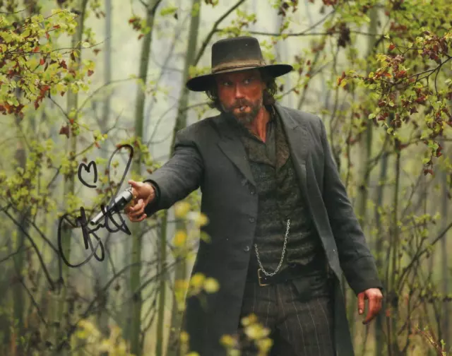 Anson Mount Signed 8X10 Photo Authentic Autograph Hell On Wheels Coa A