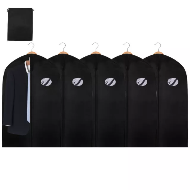 1-10x Kleidersack mit Schuhtasche Kleiderhülle Schutzhülle PROFI