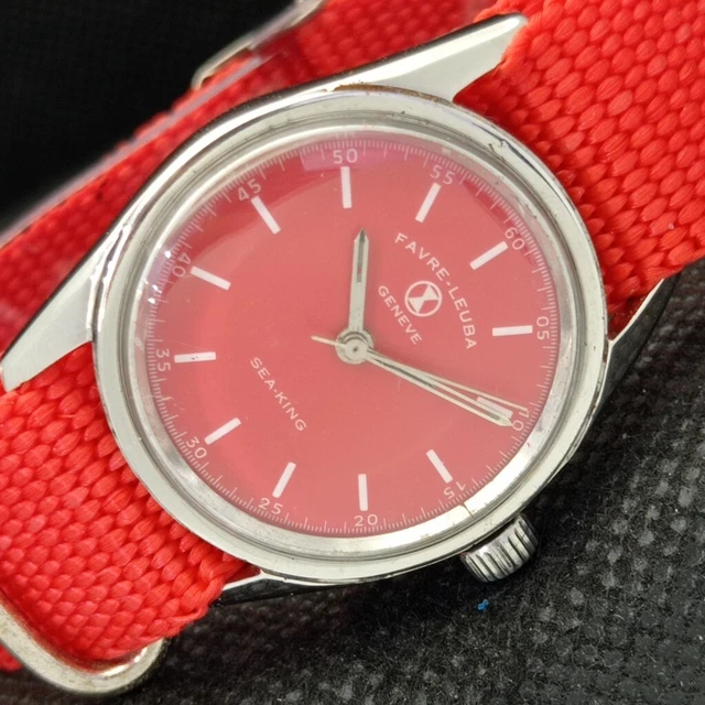 Favre Leuba Sea King Men'S Wristwatch 61093 £16.00 - Picclick Uk