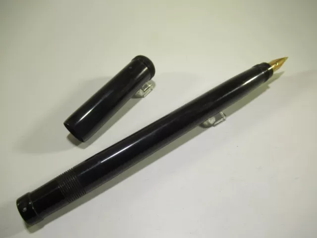 Stylo plume rentrante WHYTWARTH – English safety fountain pen gold nib 18K