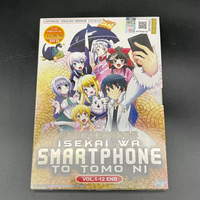 ANIME DVD~ENGLISH DUBBED~ISEKAI Wa Smartphone To Tomo Ni Season 1+2(1-24End)GIFT  $42.06 - PicClick AU